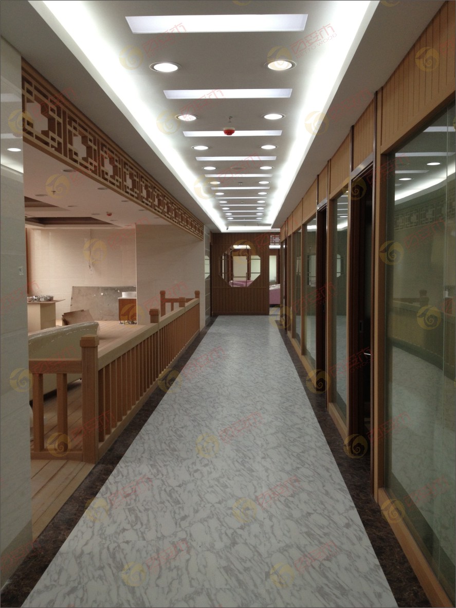 廣州慈銘體檢室內天花與墻板裝修7