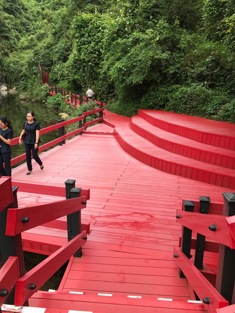 馬山水錦順莊景觀改造，百妥木塑木地板工程案例